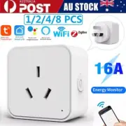 16A Tuya WiFi/Zigbee Smart AU Socket Plug APP Voice Control for Alexa Google