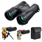 12x42 HD Binoculars with 20mm Eyepieces, Phone Adapter, Tripod Mount - Wide V...