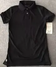 New 2XU Womens Classic Performance Black Polo Top - Size XS - RRP $95