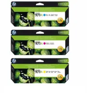 HP 971XL 3 Colours Value Pack Ink Cartridge Toner