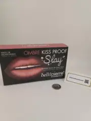 BellaPierre OMBRE Kiss Proof SLAY Transfer Proof Lip Collection New In Box
