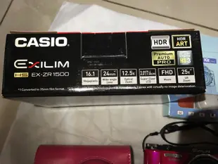 CASIO EX-ZR1500 很美的桃紅色 美顏自拍神器