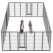 Dog Playpen Crate 8 Panel Fence Pet Play Pen Exercise Puppy Kennel Cage Yard