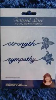 SENTIMENT STEMS - STRENGTH & SYMPATHY DIE SET 453347 Tattered Lace FREE Download