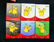 6x Pokemon 25th Anniversary McDonalds Booster Pack Bundle Celebrations New Toy