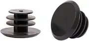 Toddmomy Cycling Equipment 30pcs Handlebar End Plugs Black Caps for Bike Handlebars Grip End Stoppers