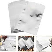 GOOHOCHY 100pcs Airtight Food Bag Vacuum Suck Air Storage Bags for Dehydrated Food Beans Oats Dried Fruit