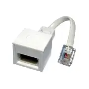 GA100382 RJ11 Plug Male to BT Socket Female Adapter Convertor