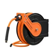 Giraffe Tools TA10B Air Hose Reel 25 ft Retractable Wall Mount Air Compressor...