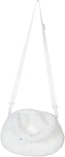 [LALADEFIEE] Girls Toddler Crossbody Purse Rabbit Shape Bag Soft and Comfortable Plush Material Fashionable Girls Bag