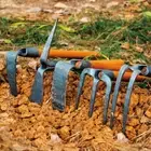 Hand Cultivator Garden Tool Pick Mattock Heads 3 Prong Claw Hoe Soil Cultivator