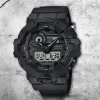 在飛比找PChome24h購物優惠-CASIO 卡西歐 G-SHOCK 尼龍錶帶 雙顯手錶(GA