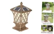 Solar Outdoor Column Lights IP65 Waterproof Column Light Fence Post Cap Lamp