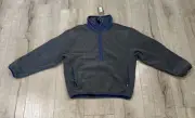 Patagonia Womans Sweater Nickel XS Marsupial Synchilla Pullover 1/2 Zip Fleece