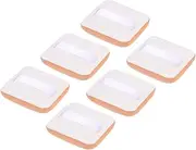 [OSOLADY] Set of 6 Translucent Makeup Sponges Versatile Powder Puff for Dry/wet Use Perfect for Foundation Loose Powder and Cosmetics