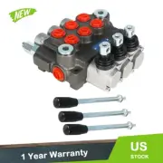 3 Spool Hydraulic Directional Control Valve BSPP Interface 13GPM