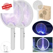 Electric Fly Swatter 3-in-1, 3000V Mosquito Zapper, Portable Bug & Fly Killer