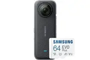 Insta360 X4 360 Waterproof 8K Action Camera with 64GB microSD Card -