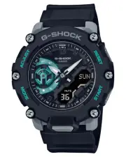 Casio G-Shock Black Resin Ga2200M-1A Watch