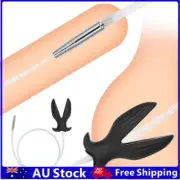 Hollow Anal Butt Plug Dilator Prostate Massager Speculum Clean BDSM Sex Toys