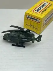1993 MATCHBOX SUPERFAST #46 MILITARY OLIVE GREEN CHOPPER HELICOPTER NEW IN BOX