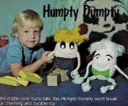 Humpty Dumpty Nursery Decor & More Patterns in Macrame Playthings Book 7226