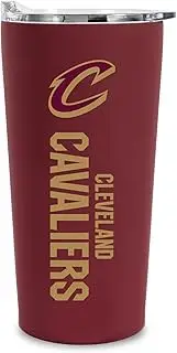 Rico Industries NBA Basketball Cleveland Cavaliers 18oz Soft Touch, Easy Grip Tumbler