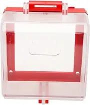 Emergency Stop Button Cover, Transparent Emergency Stop Protection Cover, Plastic Toggle Switch Push Button Switch Lockout Cover, Push Button Switch Cover, Stop Switch Box