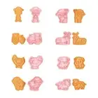 8Pieces Cookie Molds Biscuit Cutter Farm Animal Shape Cookie Molds Baking Tool