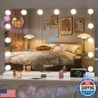 Hasipu Hollywood Vanity Mirror with Lights and Bluetooth Speaker, 29" x 20" M