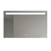 Best World 75 x 120 Frameless Rectangular Top Strip LED Mirror Frosted Frontlit