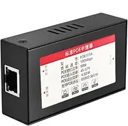 1 in 2 Out PoE Extender POE Passthrough Switch for Security Systems IP Camera
