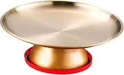 FccsiKoa Footed Offering Bowl, Tribute Plate for Buddha Decor and Kitchen Use, 8 inch