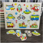 Montessori Baby Toys 3D Wooden Puzzles Children'S Hand Scratch Board Puzzle Kids