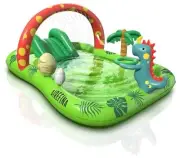 Inflatable Kids Pool, Dino Planet Inflatable Play Center Kiddie Pool with