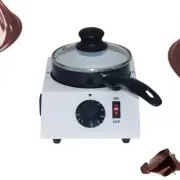1Pot Electric Melter Heating Chocolate Tempering Melting Machine Fondue 220V 1KG