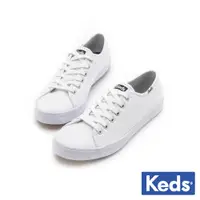 在飛比找蝦皮商城優惠-【Keds】BACKSPIN 輕盈極簡帆布鞋-白 (9223