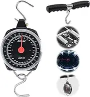 Yogayet Digital Hanging Scales 550lb/250kg, High Accuracy Dial Weight Scale with Lights and Handle for Kitchen Fishing Hunting Farms,Black