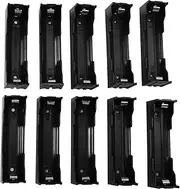 Aswalling 10x Black Open Battery Holder Case Box for 3.7V 18650 Battery