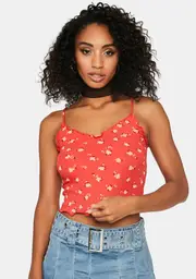 Rose Flower Sprite Tank Top