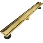 Neodrain 24-Inch Linear Shower Drain w/ Grate, Brushed, Stainless, Tile Insert