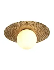 [Lexi Lighting] Orbis Ceiling/Wall Light in Yellow/Black