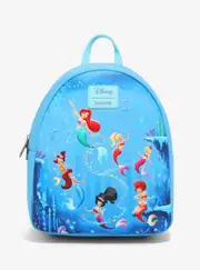 Loungefly Disney The Little Mermaid Ariel & Sisters Mini Backpack - New, With Tags