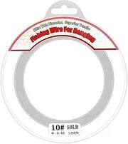 Clear Fishing Wire for Jewelry Making - Fishing String Nylon | 328ft Invisible Hangable Wire 50 Lbs Strong String Supports for Balloon Garland Hangable Decorations