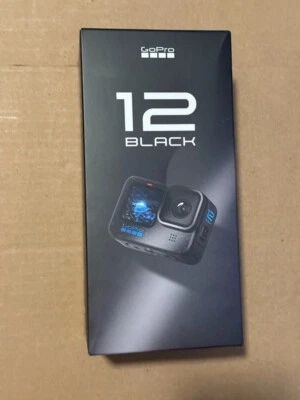 GoPro HERO12 Black 5.3K UHD Waterproof Action Camera BNIB SEALED 27MP Photos
