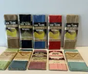 Lot Of 10 Assorted Colors Of Hem Facing & Bias Tape