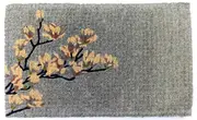 Magnolia Grey 100% Coir Doormat - Entry Mat, Welcome Mat, Door mat, Non Slip, Anti Slip, Front Door, Waterproof, Durable