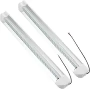 2pcs LED Strip Lights for Car Interior High Brightness Reading Lights Easy to Install with Screws for Wardrobes and Cabinets Durable and Portable