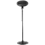 Devanti Electric Portable Patio Heater 2000W Strip Indoor/Outdoor Infrared NEW