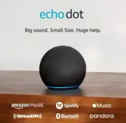 FAST Amazon Echo Dot 5th Gen (newest model), Black